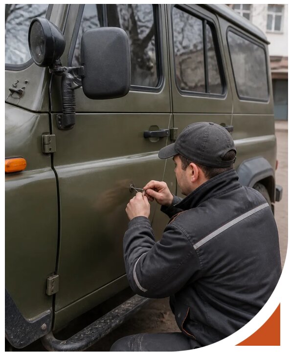 Профессиональное вскрытие автомобиля УАЗ без повреждений в Инте